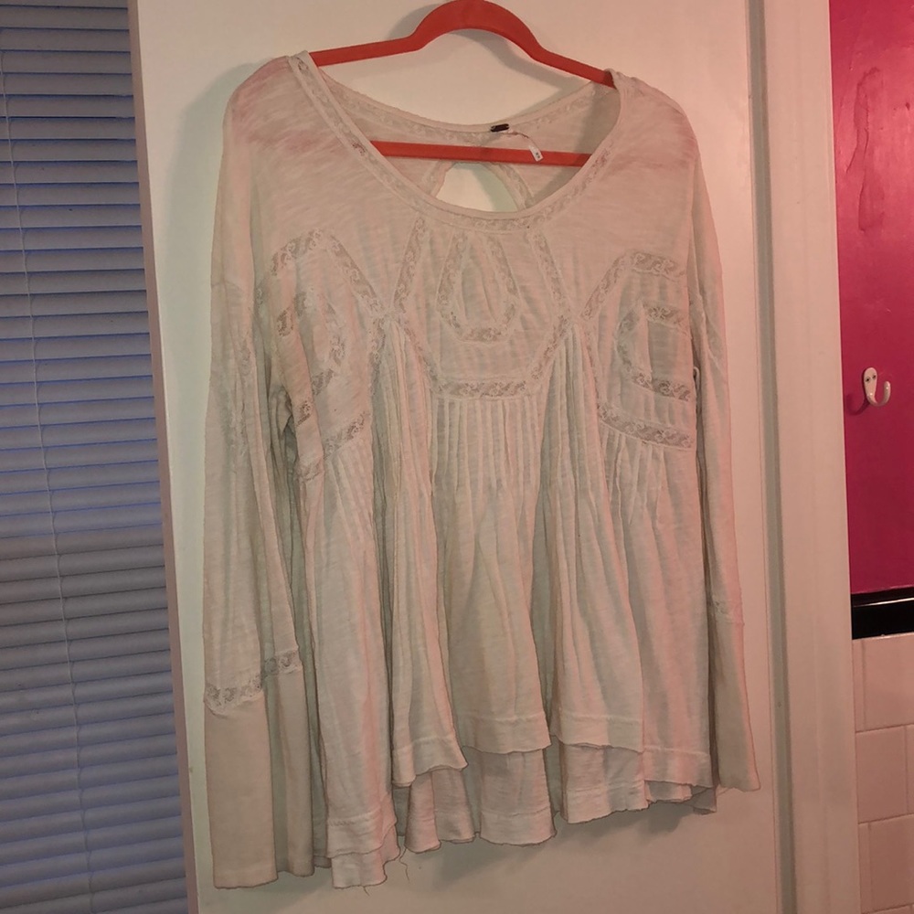 Free People White Top